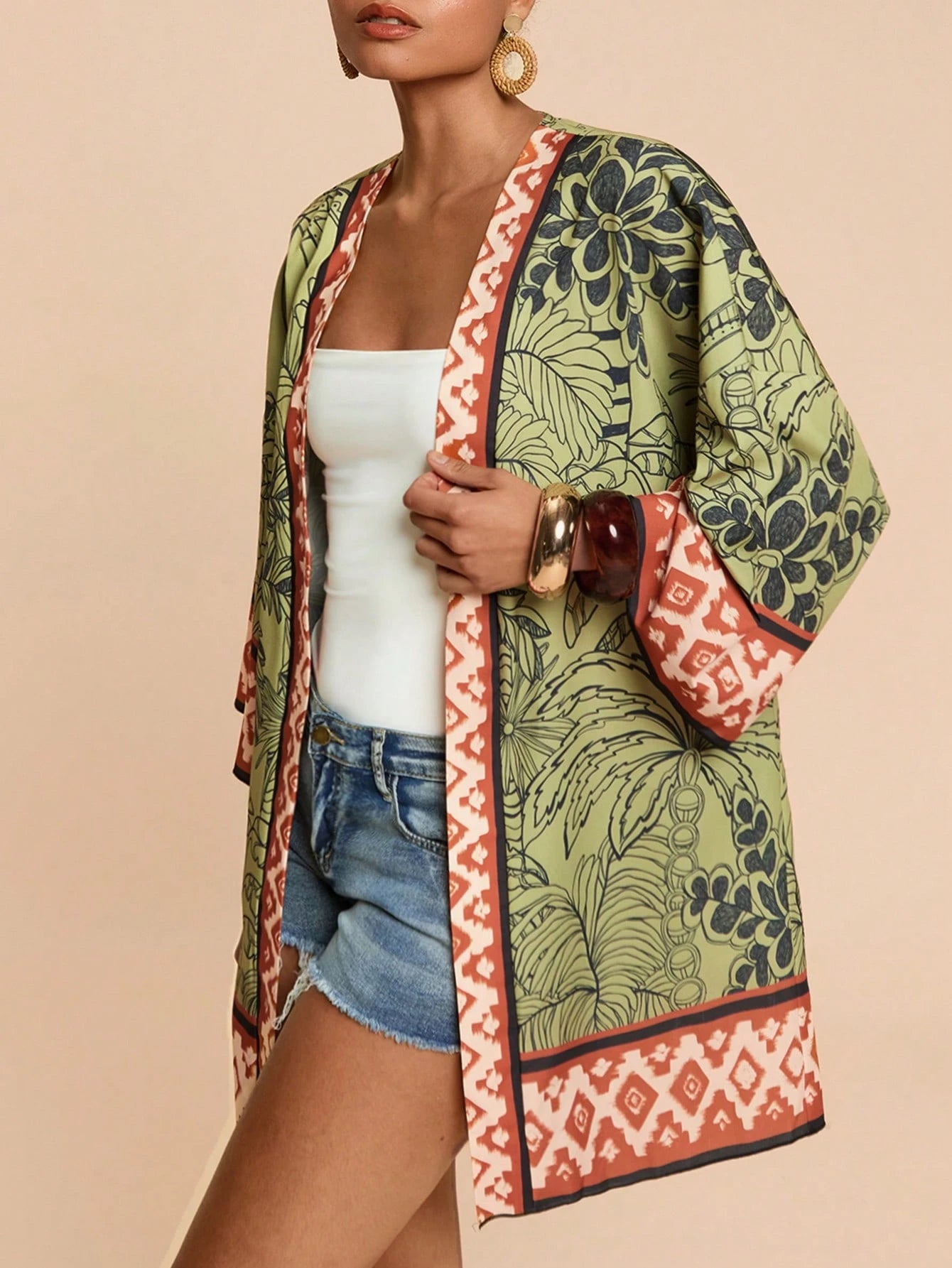 Kimono Luxo Verão Nina