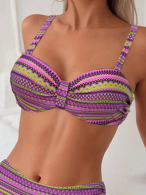 Biquíni Estampa Retro