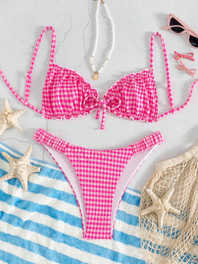 Biquíni Com Babado Fofo 