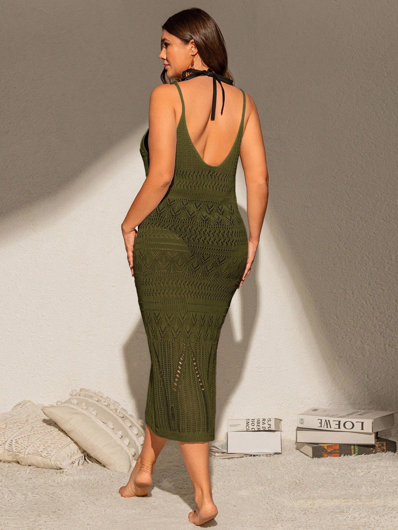 Saída de Praia Plus Size Minimalista
