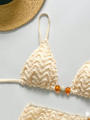 Conjunto Biquíni 3 Peças Texturizado