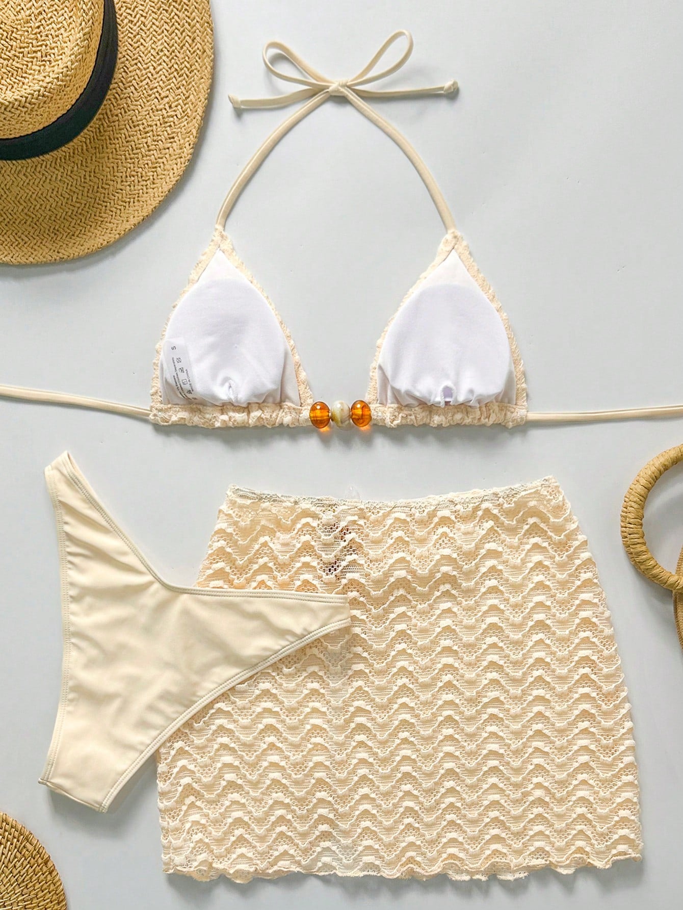 Conjunto Biquíni 3 Peças Texturizado