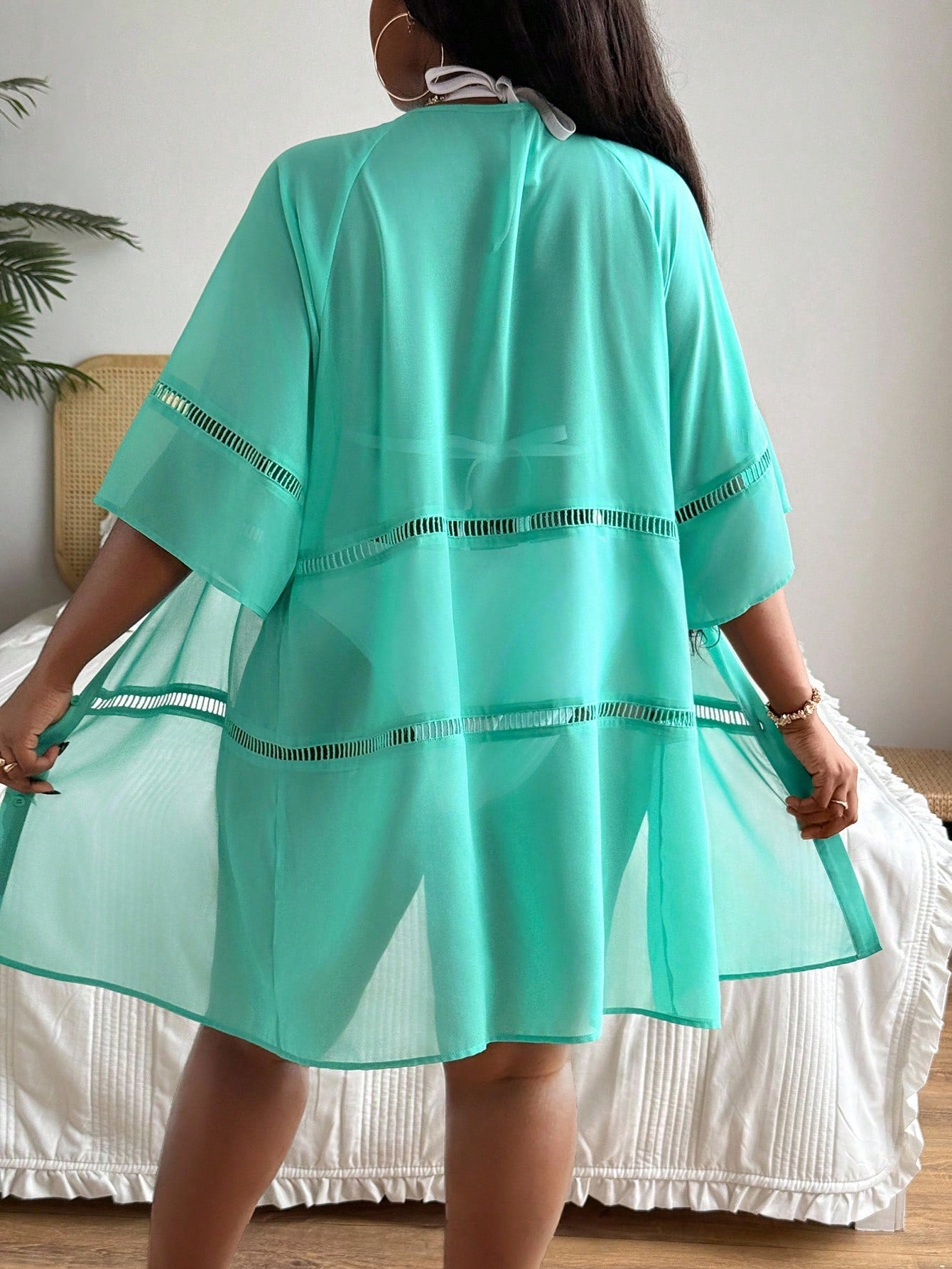 Saída de Praia Plus Size Mérah