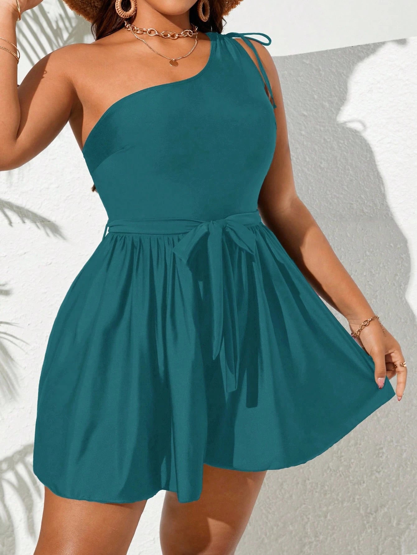 Maiô Vestido Plus Size Noale