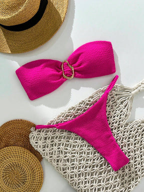 Biquíni Tomara que Caia com Detalhe Metálico 