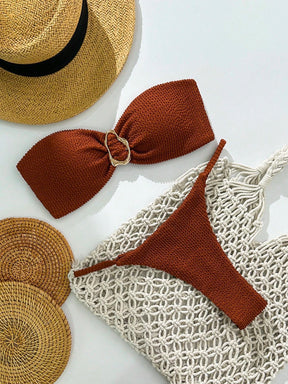 Biquíni Tomara que Caia com Detalhe Metálico 