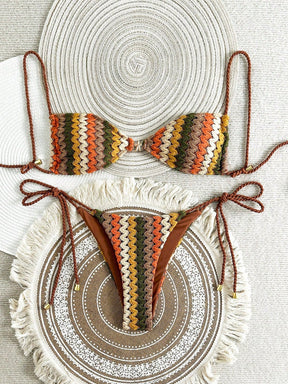 Biquíni de Tricô Mel