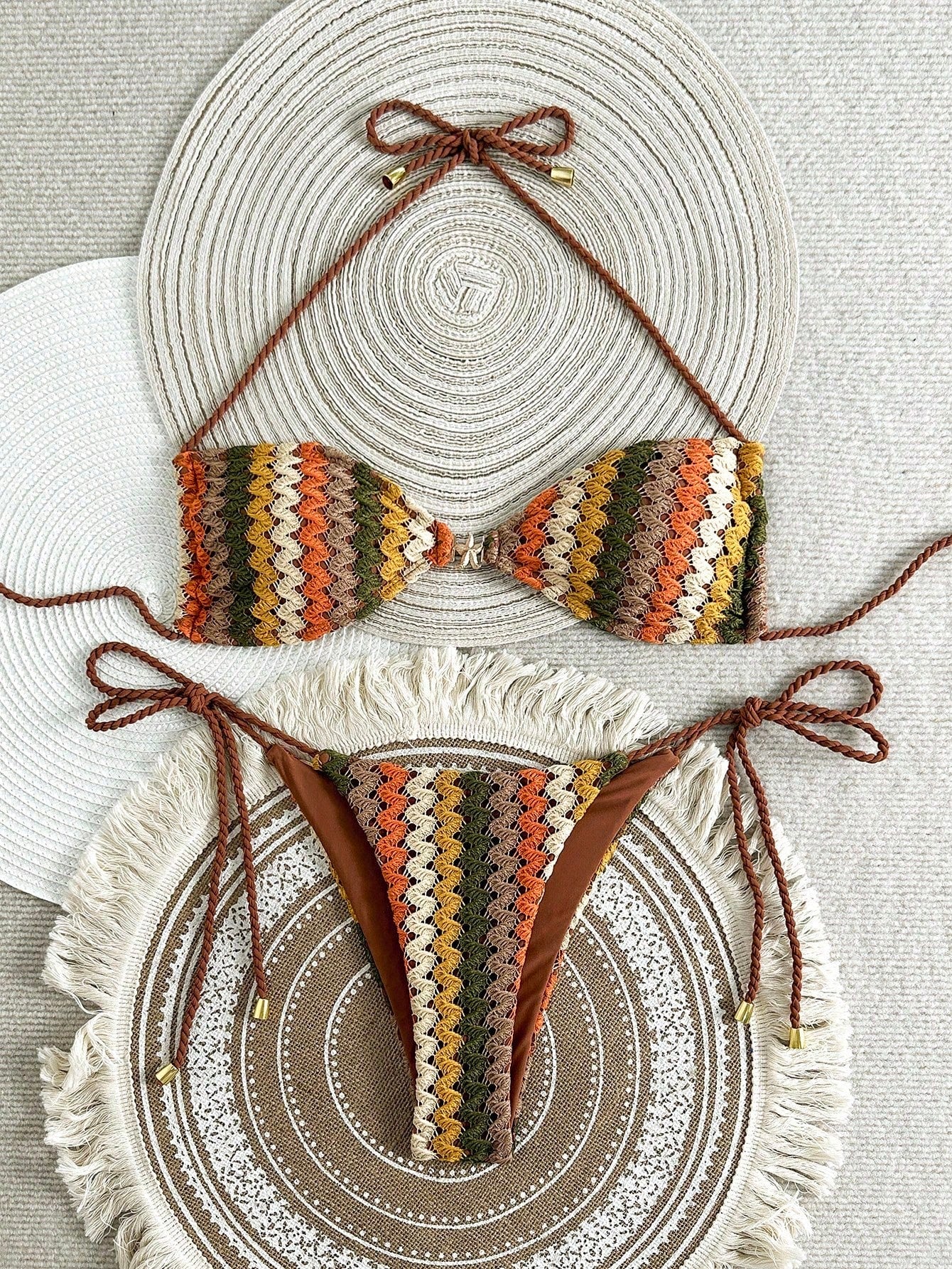 Biquíni de Tricô Mel