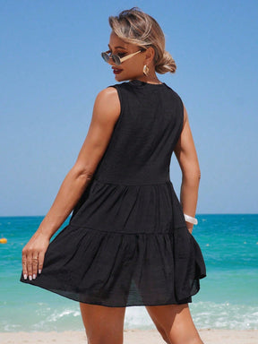 Vestido Saída de Praia Preto Noemi