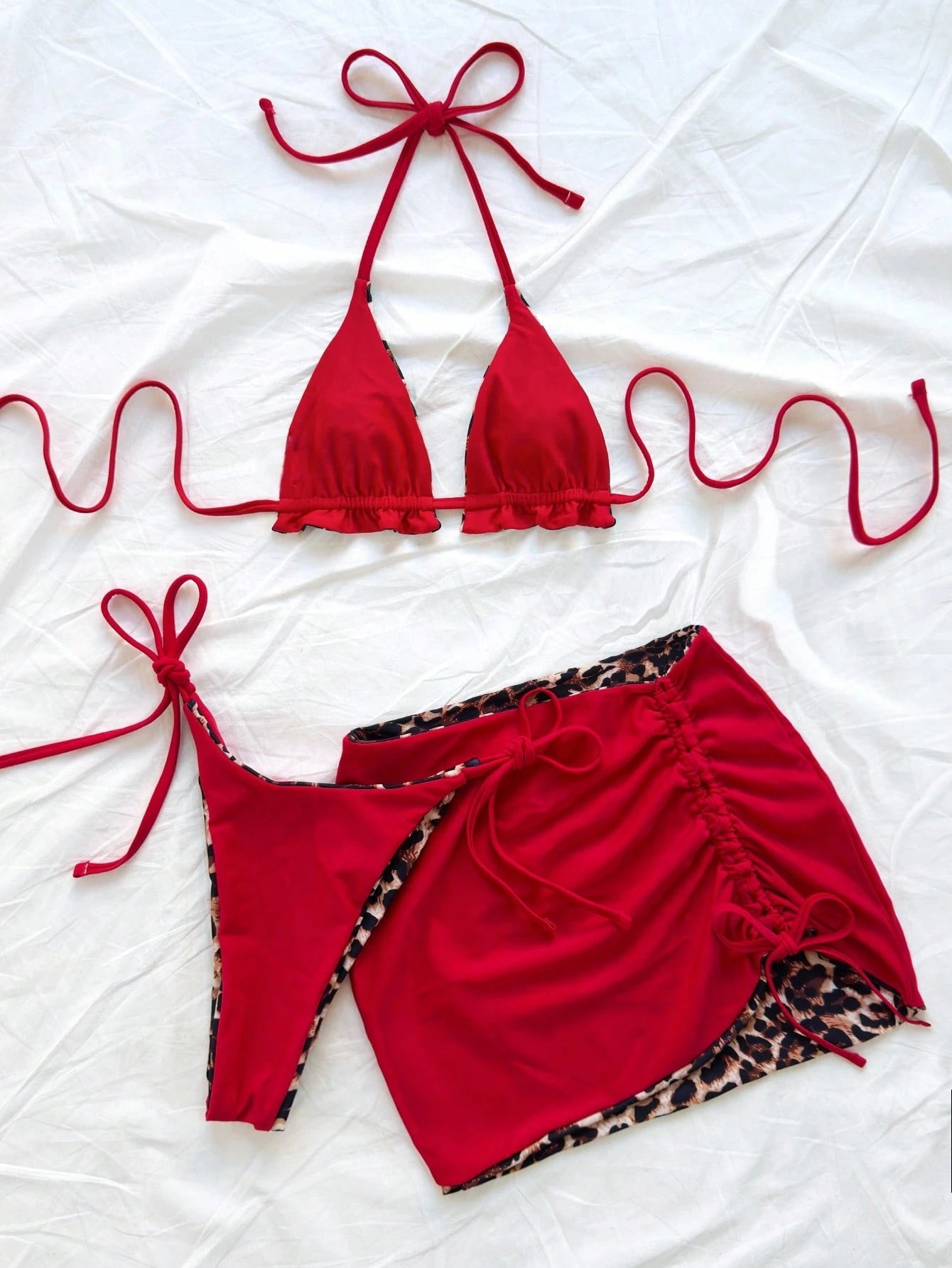 Conjunto Biquini 3 Peças Plus Size Dálira