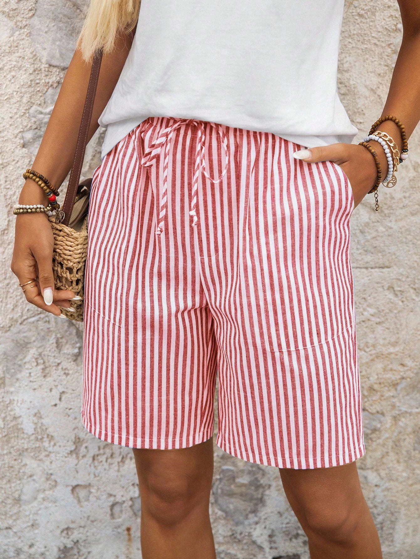 Shorts Listrado Alinne