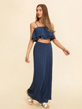 Conjunto 2 Peças Cropped Regata Diana