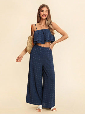Conjunto 2 Peças Cropped Regata Diana