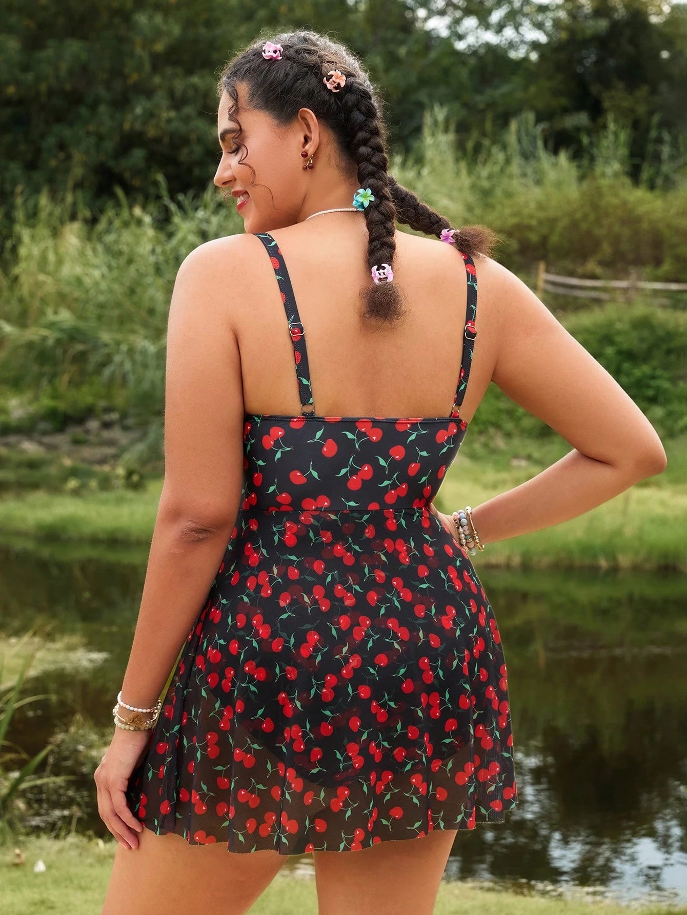 Maiô Vestido Plus Size Savya