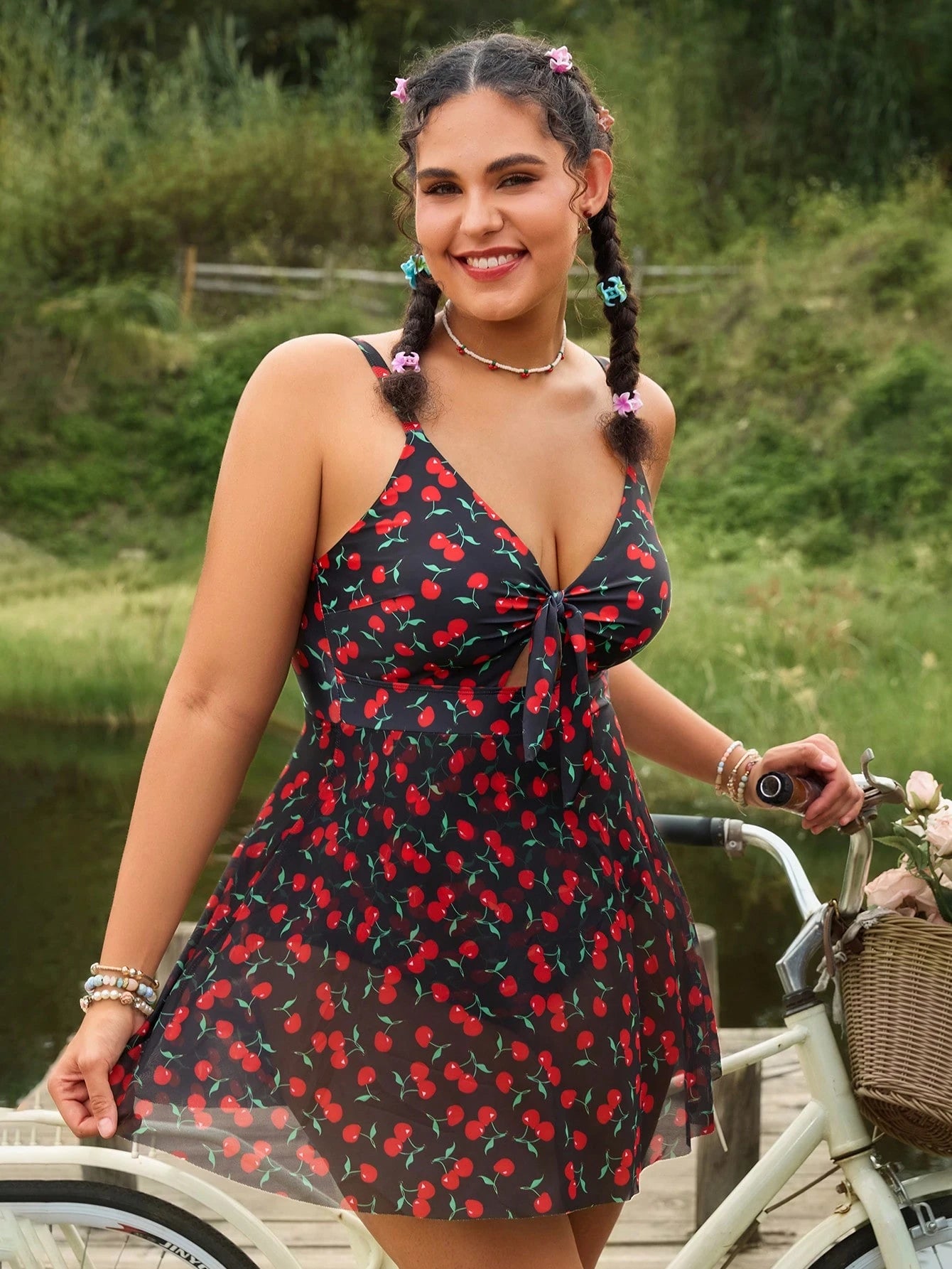 Maiô Vestido Plus Size Savya