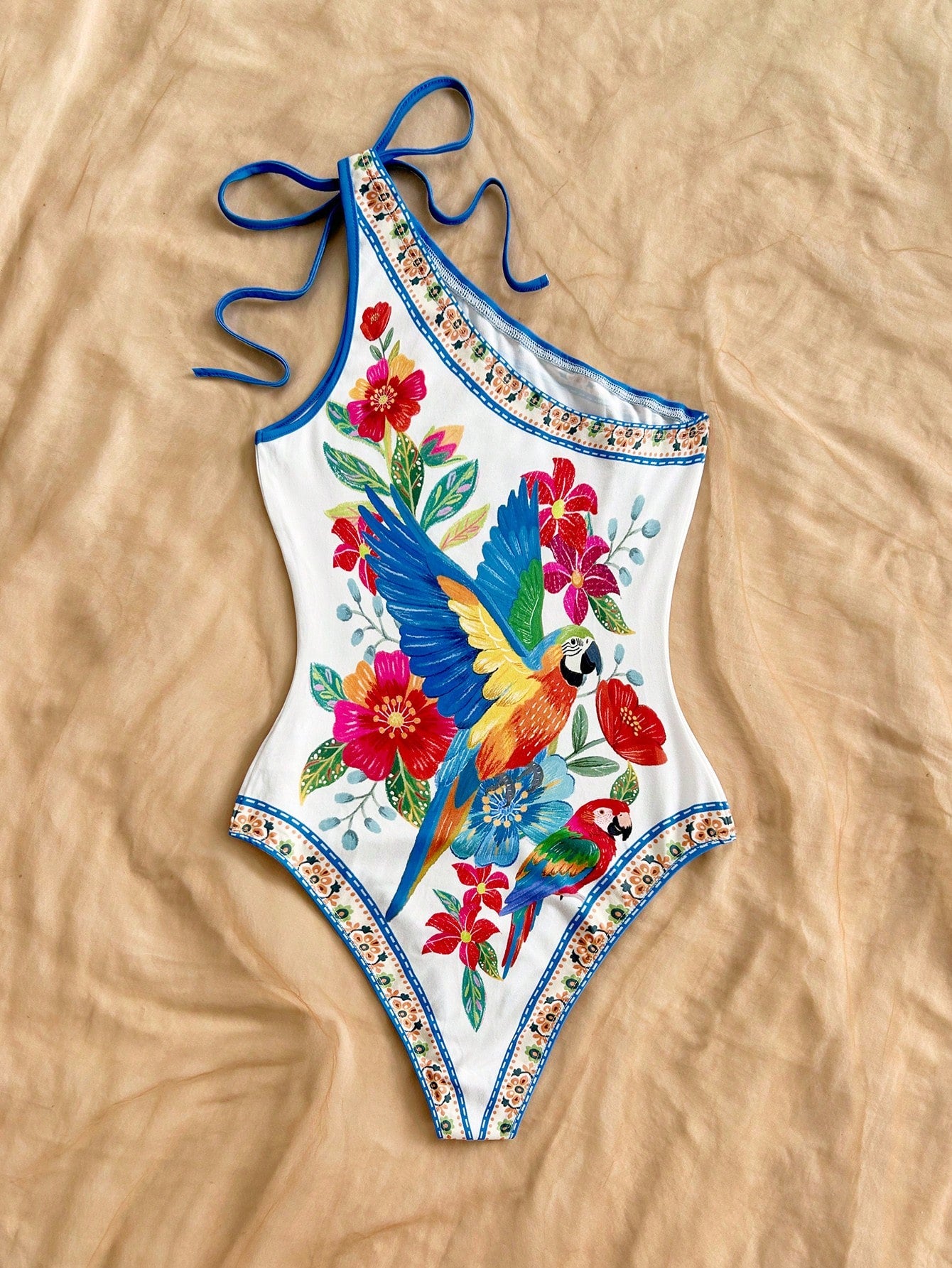 Maiô Com Laço Um Ombro Só