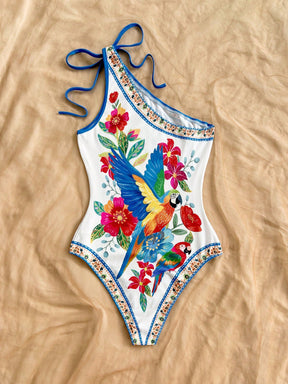 Maiô Com Laço Um Ombro Só