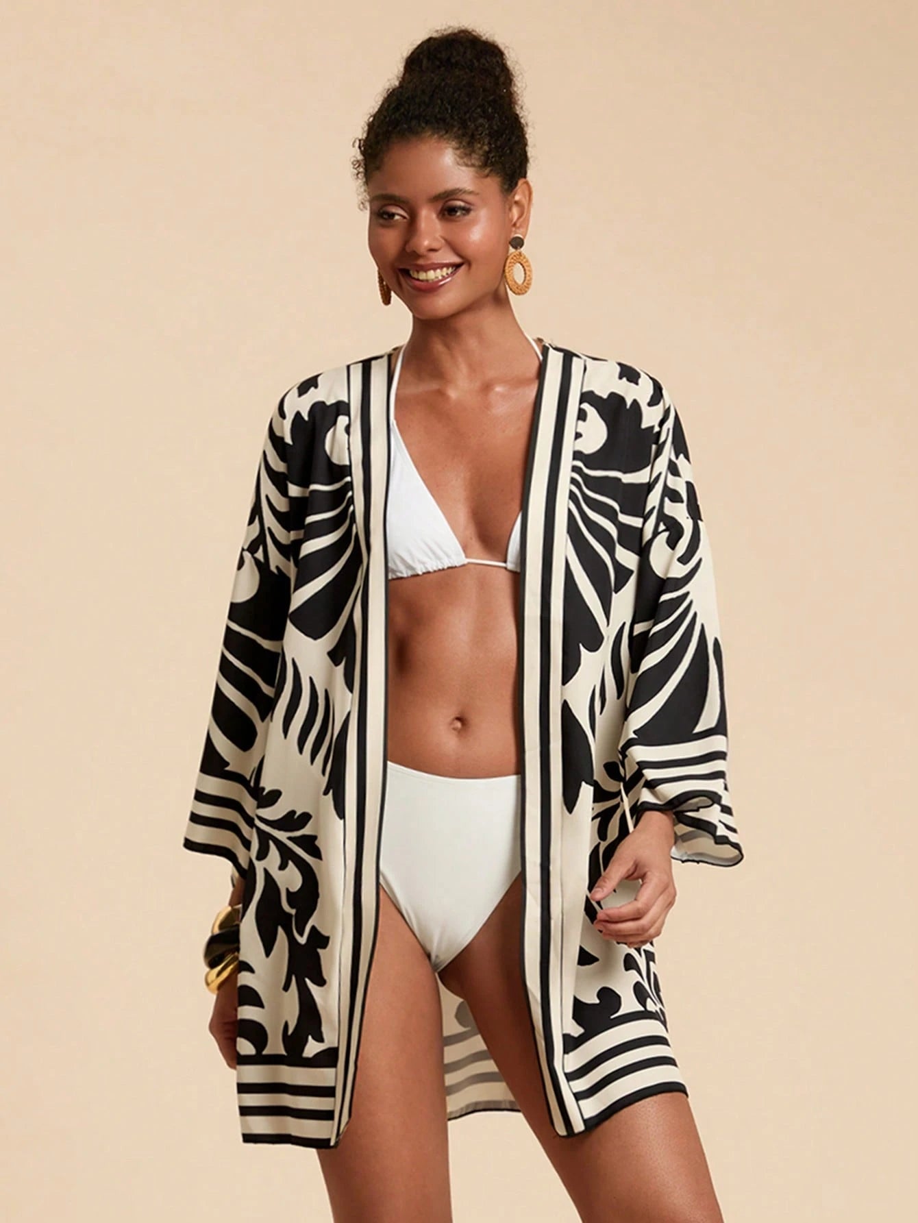 Kimono Luxo Verão Nina