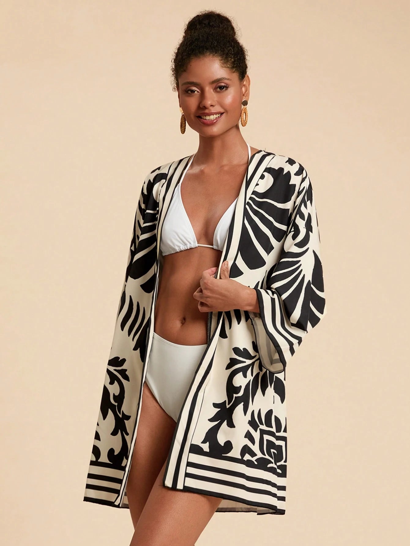 Kimono Luxo Verão Nina