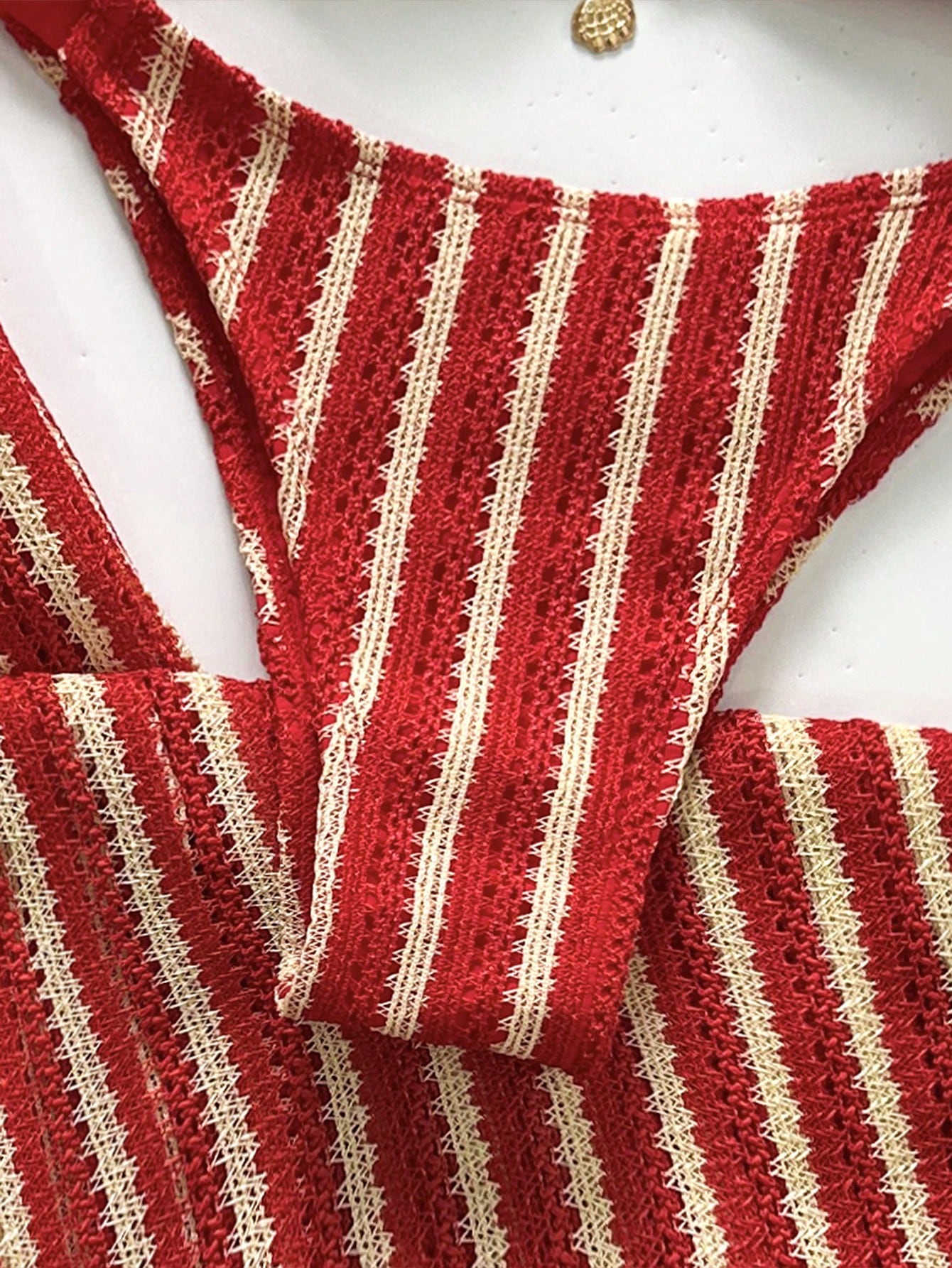 Conjunto Biquíni 3 Peças Tricô Elegante Ariela G