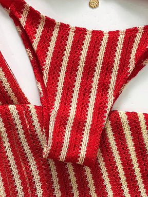 Conjunto Biquíni 3 Peças Tricô Elegante Ariela G