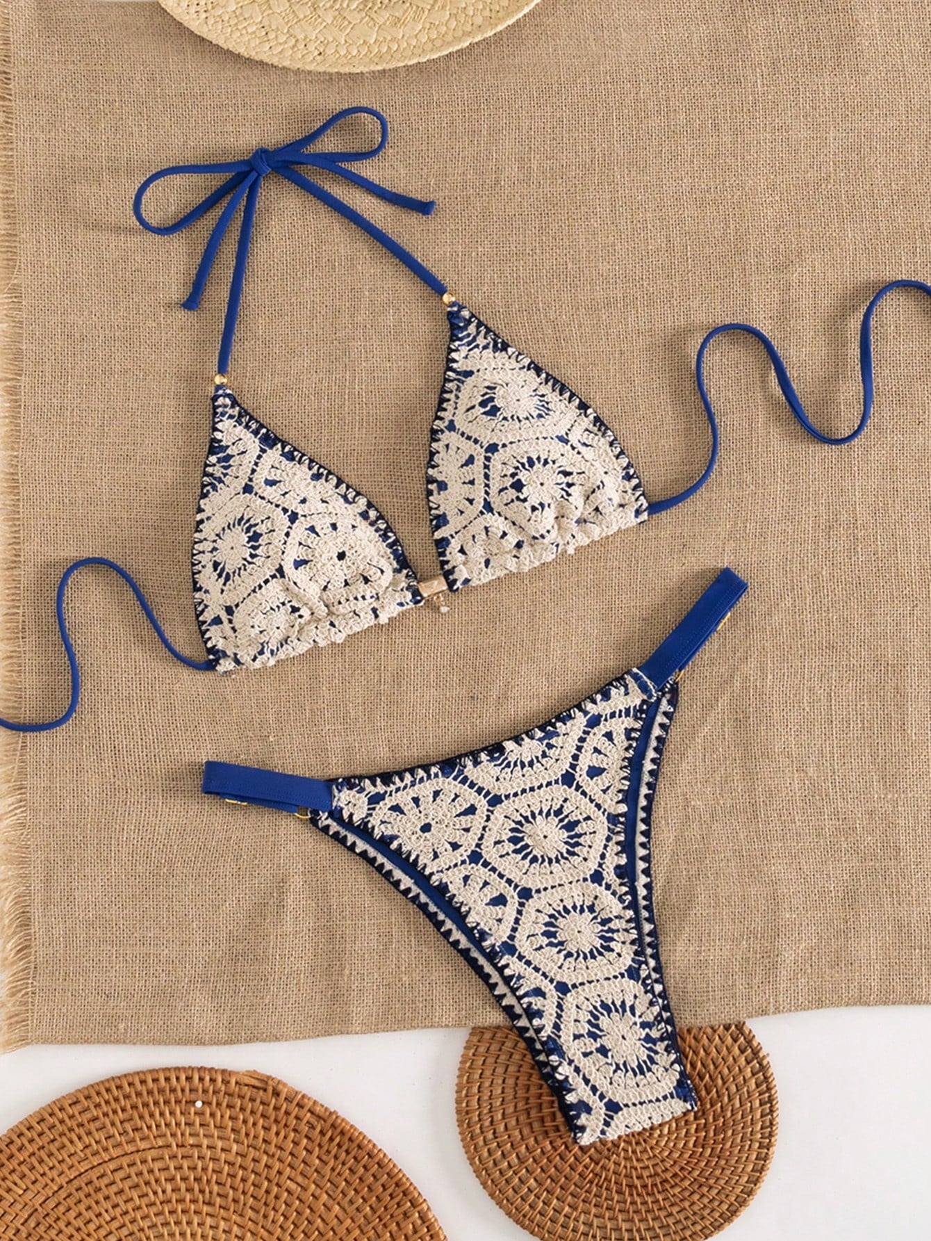 Biquíni Rendado Rose