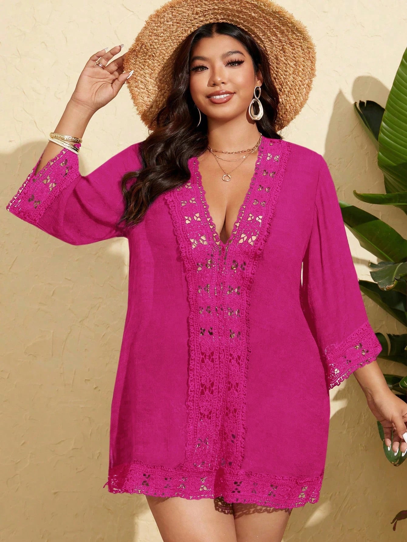 Saída de Praia Plus Size Naeli