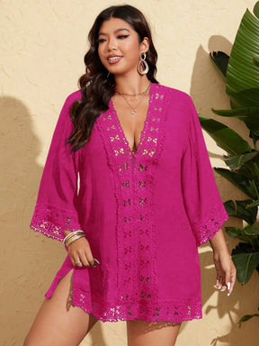 Saída de Praia Plus Size Naeli