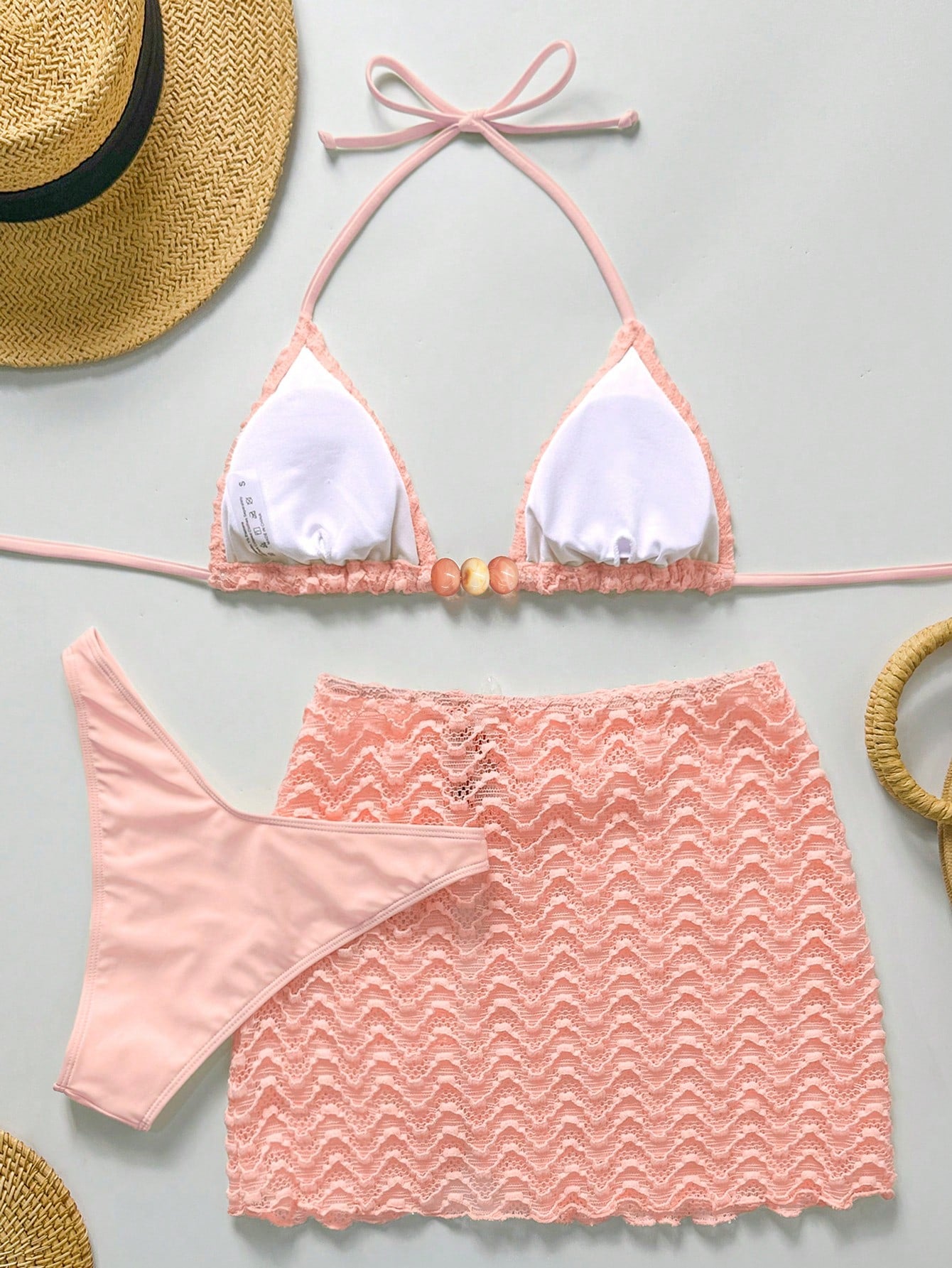 Conjunto Biquíni 3 Peças Texturizado