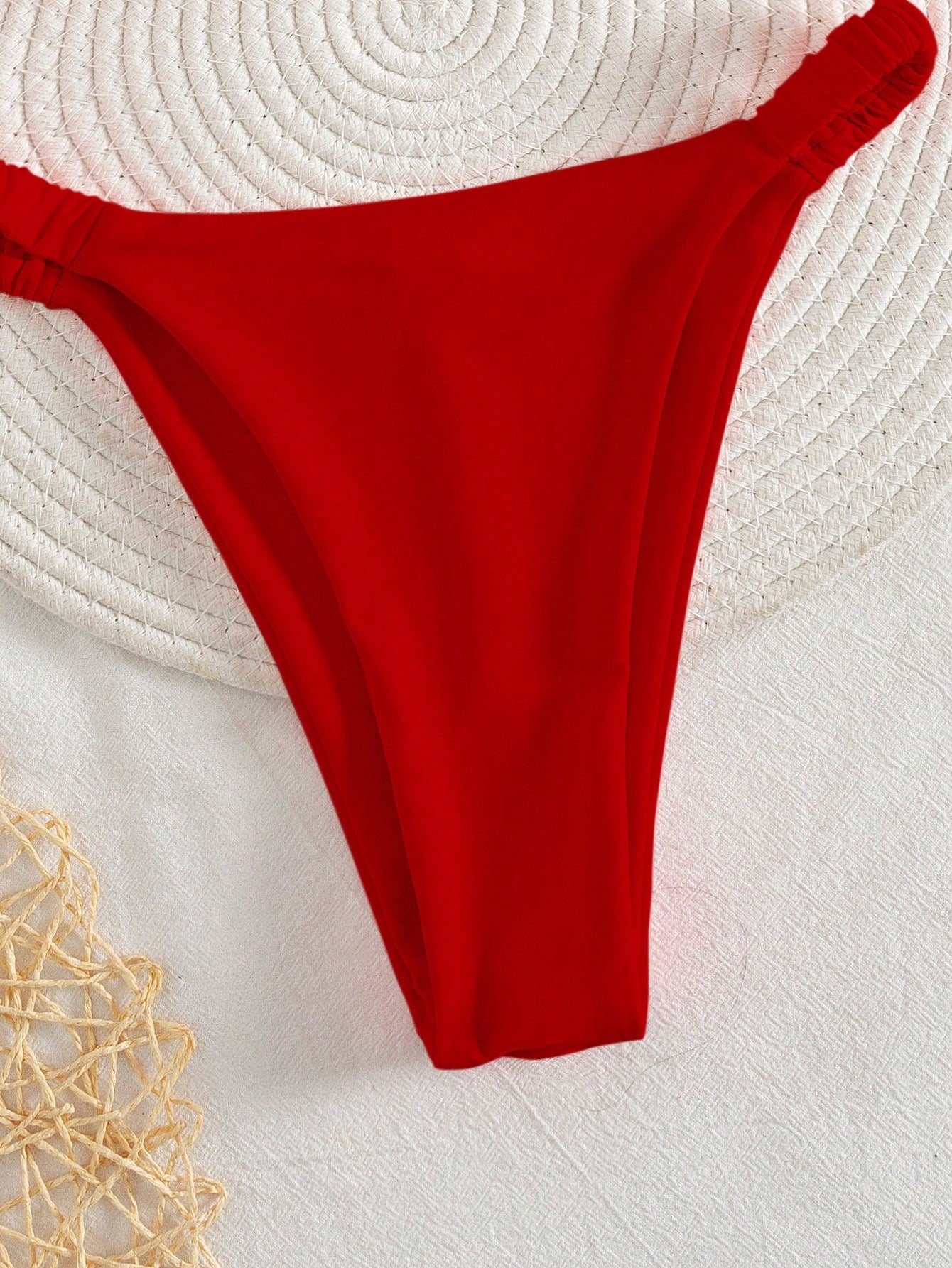 Biquíni Alça Grossa Franzido Elegante Noa