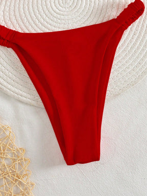 Biquíni Alça Grossa Franzido Elegante Noa