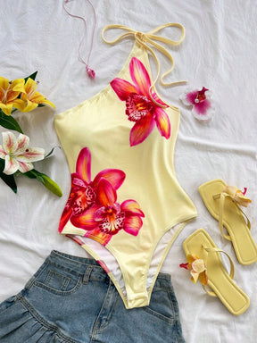 Maiô Com Laço Um Ombro Só