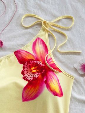 Maiô Com Laço Um Ombro Só