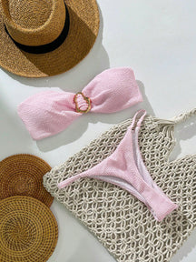 Biquíni Tomara que Caia com Detalhe Metálico 