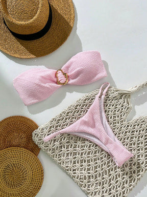 Biquíni Tomara que Caia com Detalhe Metálico 