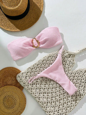 Biquíni Tomara que Caia com Detalhe Metálico 