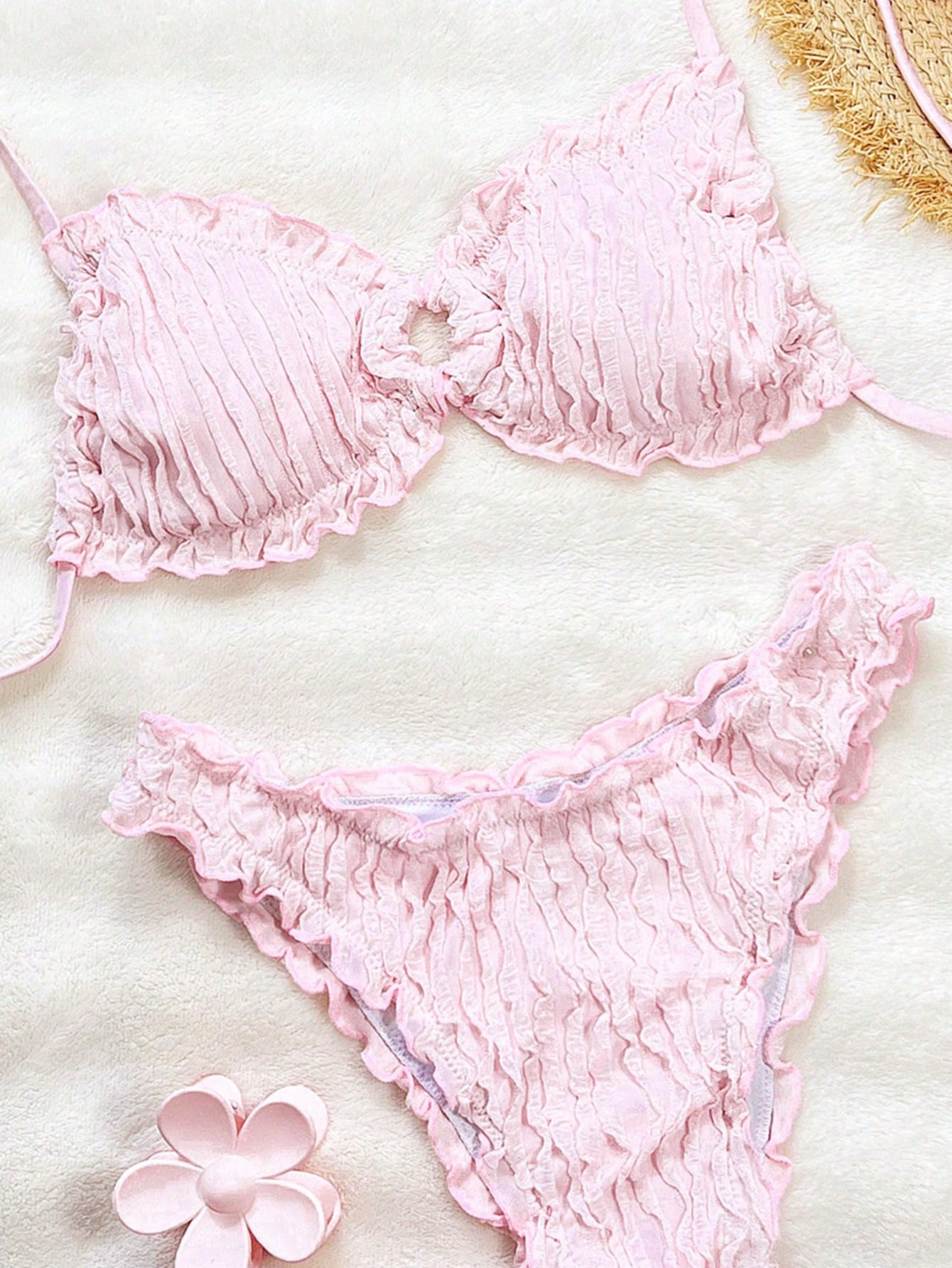 Biquíni Rendado com Argola