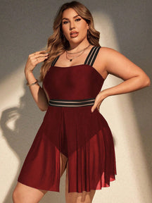 Maiô Vestido Plus Size Simone