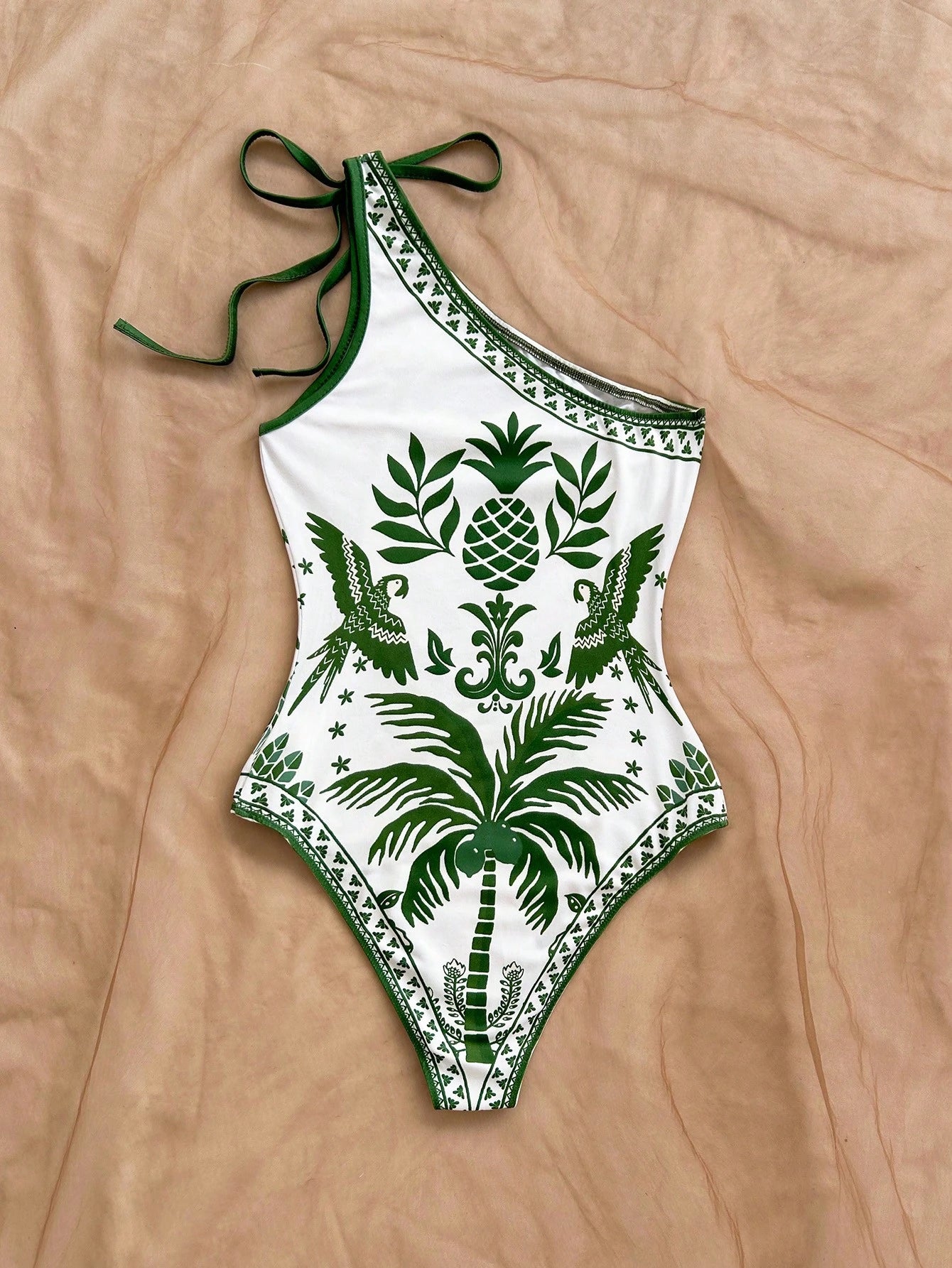 Maiô Com Laço Um Ombro Só