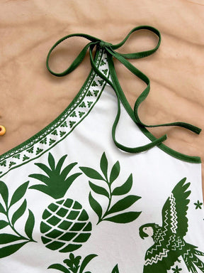 Maiô Com Laço Um Ombro Só