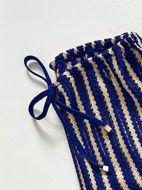 Conjunto Biquíni 3 Peças Tricô Elegante Ariela