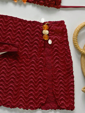 Conjunto Biquíni 3 Peças Texturizado