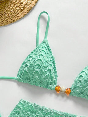 Conjunto Biquíni 3 Peças Texturizado