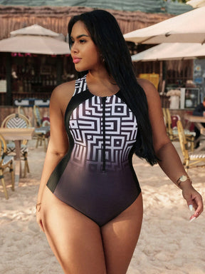 Maiô Esporte Plus Size Liana