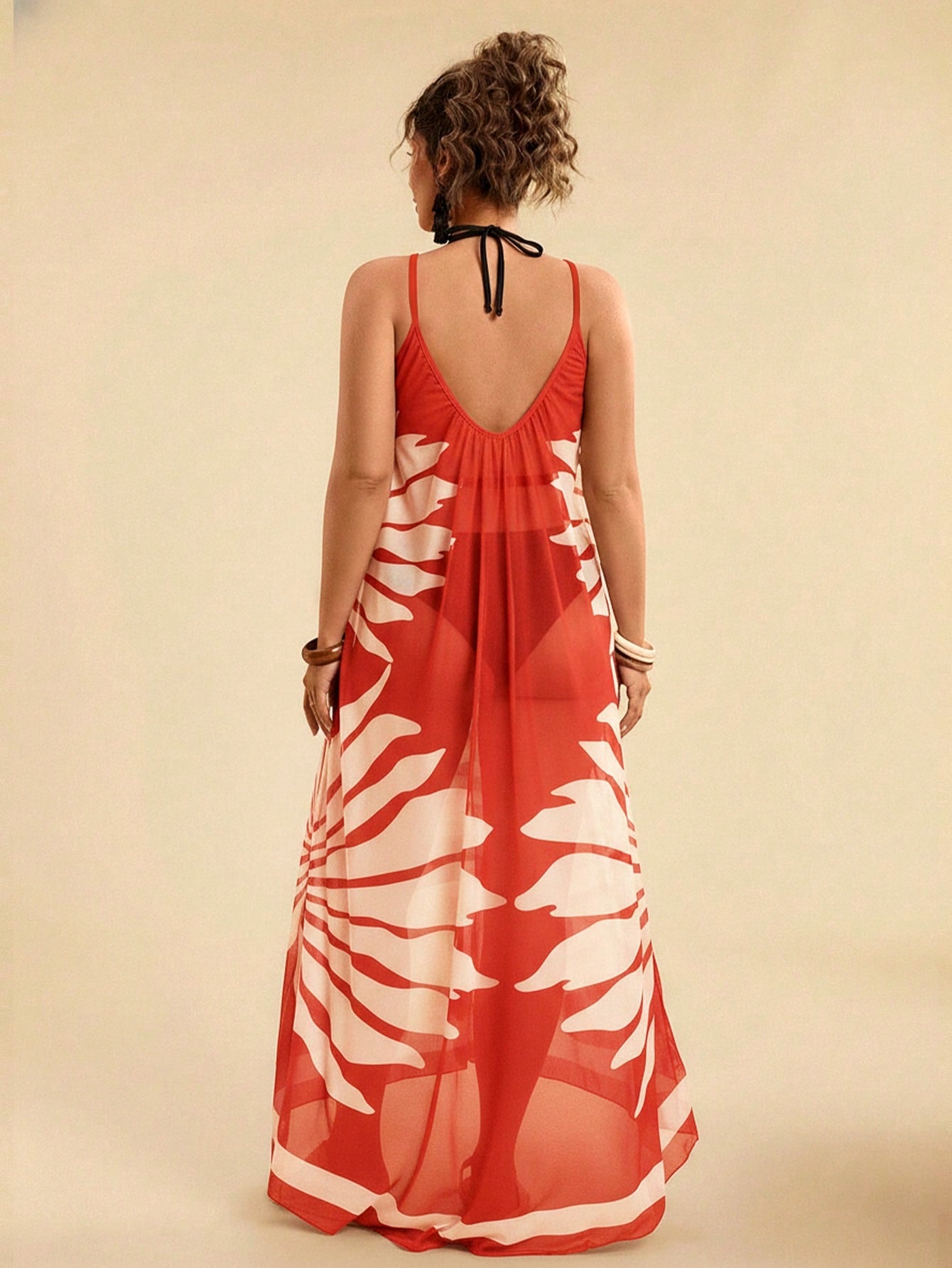 Vestido De Praia Plus Size Floral