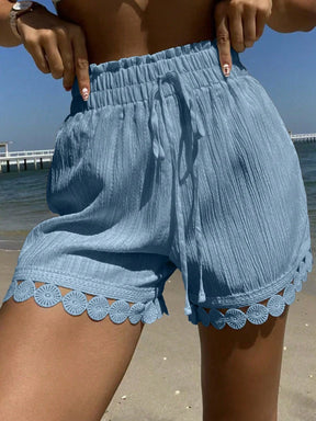 Short Saída de Praia Franzido