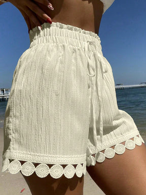 Short Saída de Praia Franzido