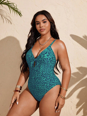 Maiô Leopardo Plus Size