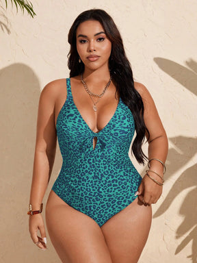 Maiô Leopardo Plus Size