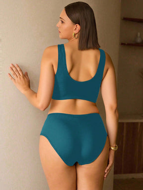 Biquíni Elegante Plus Size Concha 3D